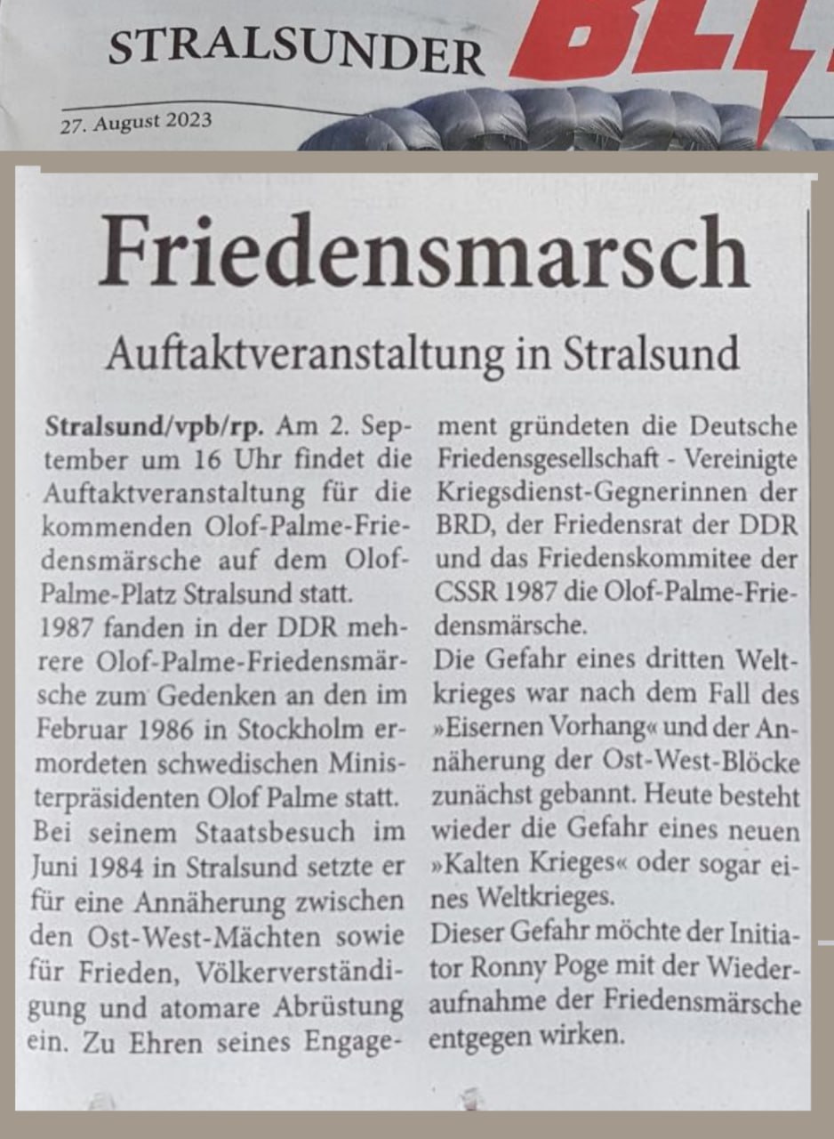 Zeitungsartikel 2023