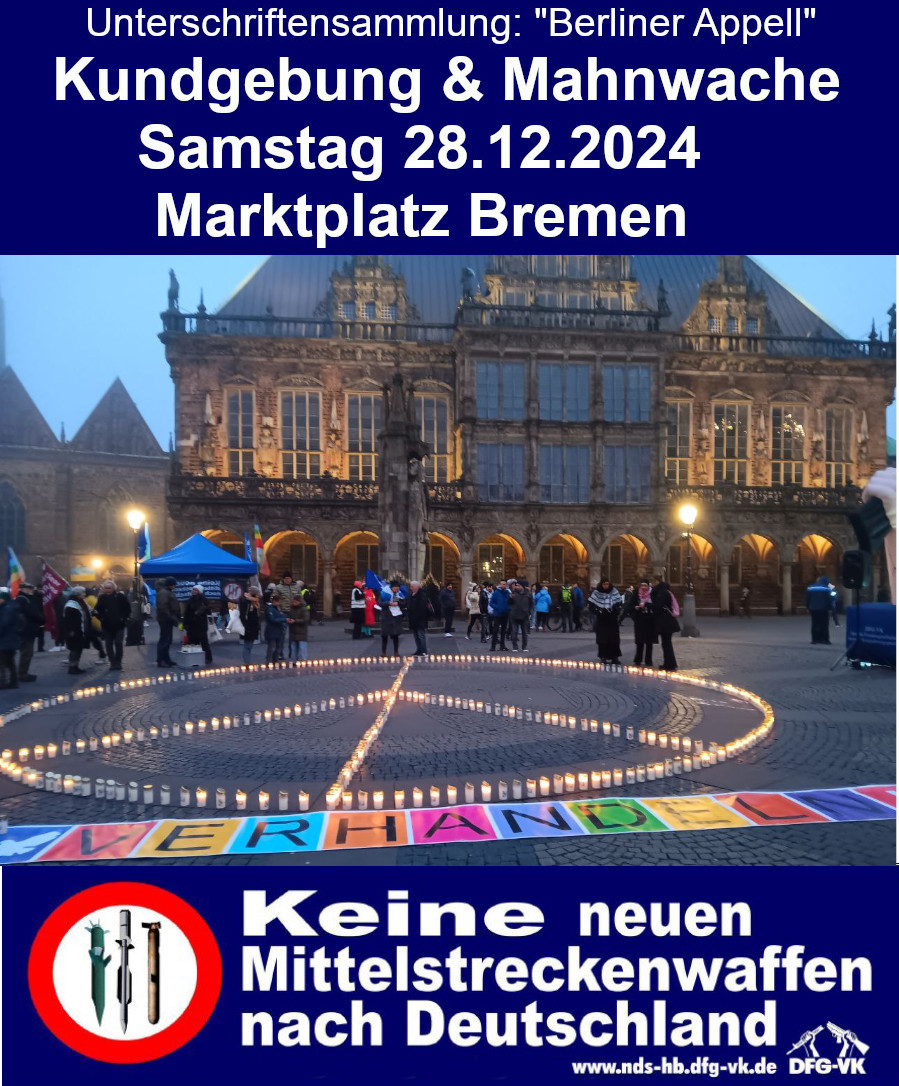 DFG VK Bremen Marktplatz 28.12.2024